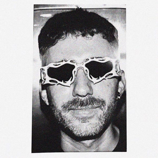 Portrait of Paris Koutsavelis, eyewear designer and trained optician